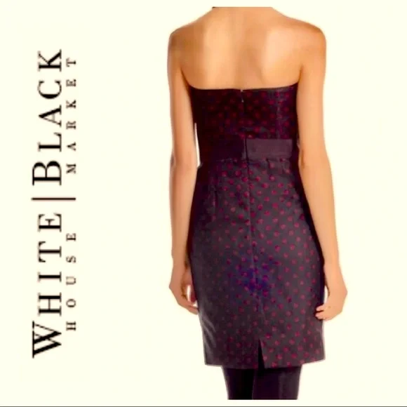 White House Black Market Polka Dots Dress - Picture 7 of 14